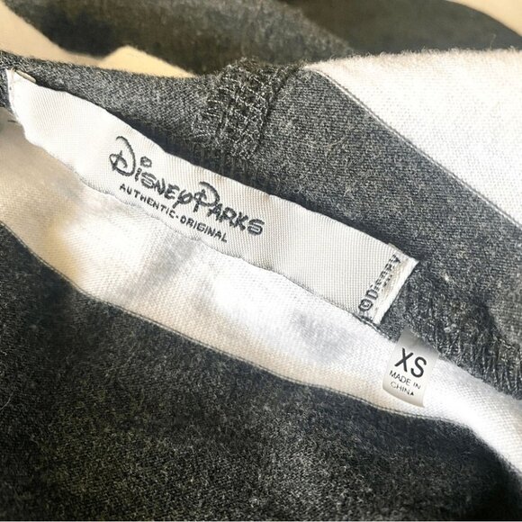 Disney Parks Mickey Mouse LOVE Lightweight Stripped Long Sleeve Hoodie Size XS - Picture 6 of 7